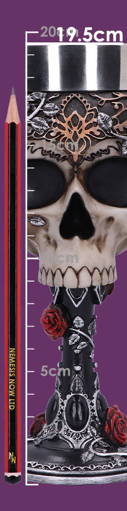 Gothic Roses Goblet 18cm Gothic Roses Goblet 18cm