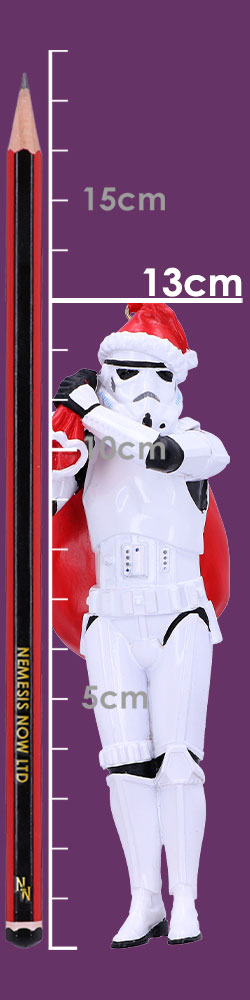 Stormtrooper Santa Sack Hanging Ornament 13cm Stormtrooper Santa Sack Hanging Ornament 13cm