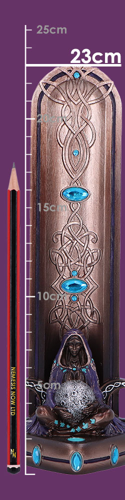 Triple Moon Goddess Incense Burner 22.5cm Triple Moon Goddess Incense Burner 22.5cm