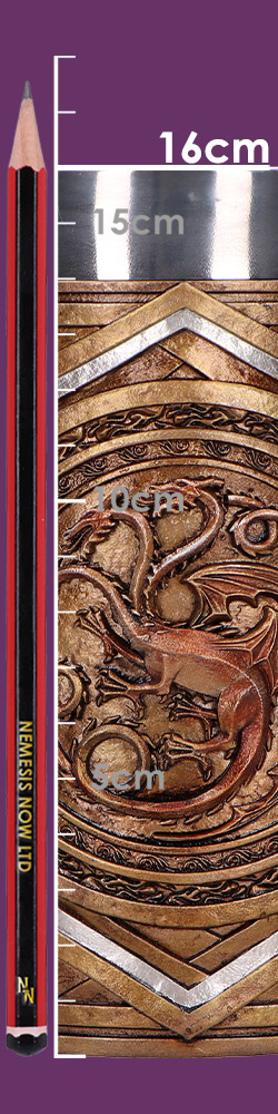 House of the Dragon Targaryen Crown and Dagger Tankard 16cm