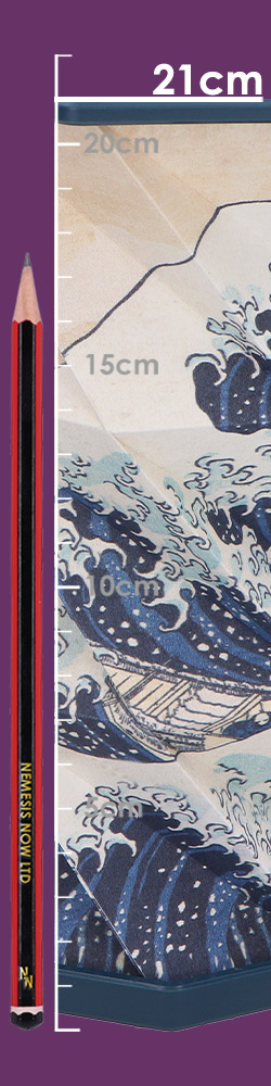The Great Wave Off Kanagawa Foldable Lamp 21cm The Great Wave Off Kanagawa Foldable Lamp 21cm