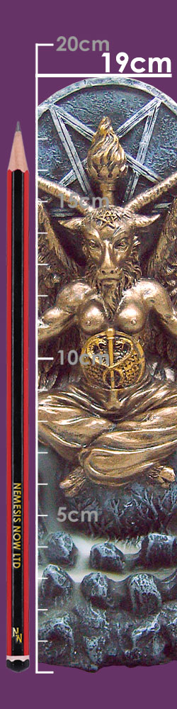 Baphomet Backflow Incense Burner 18cm Baphomet Backflow Incense Burner 18cm