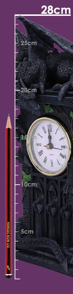 Duelling Dragons Clock (26cm) Duelling Dragons Clock (26cm)