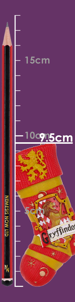 Harry Potter Gryffindor Stocking Hanging Festive Ornament Officially Licensed