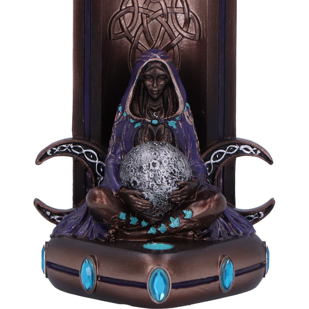 Celestial Worship Triple Moon Incense Burner 17.3cm