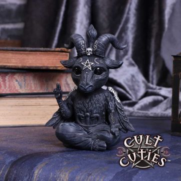 Nemesis Now Baphomet's Wealth - Bruciatore Di Incenso A Riflusso In Resina Bronzata - 13 Cm