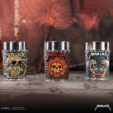 Metallica Shot Glass set 8.5cm (Set of 3)