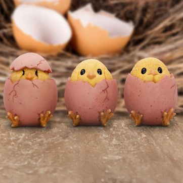Three Wise Chicks 6.7cm
