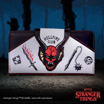 Stranger Things Hellfire Club Embossed Purse 18.5cm