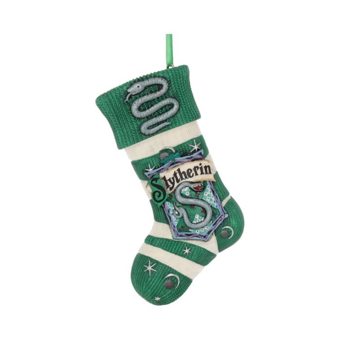 Harry Potter Slytherin Stocking Hanging Ornament main product photo
