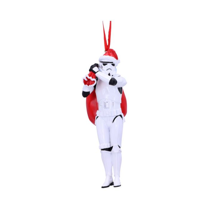 Stormtrooper Santa Sack Hanging Ornament 13cm main product photo
