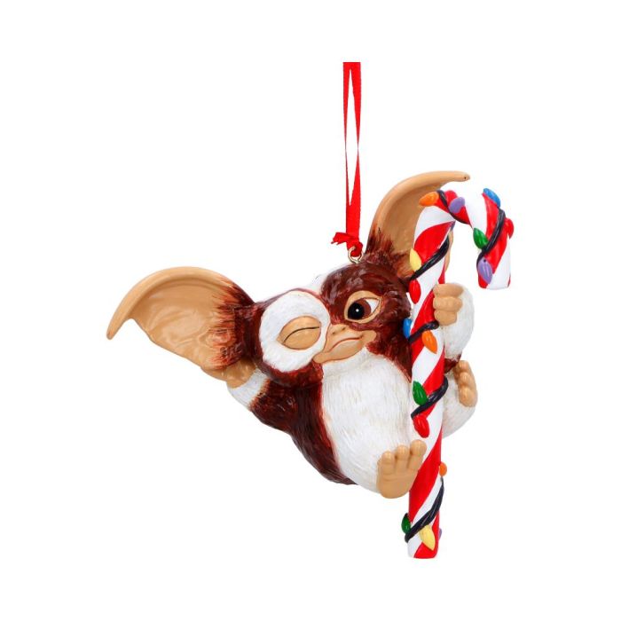 Gremlins Gizmo Festive Candy Cane Hanging Ornament main product photo