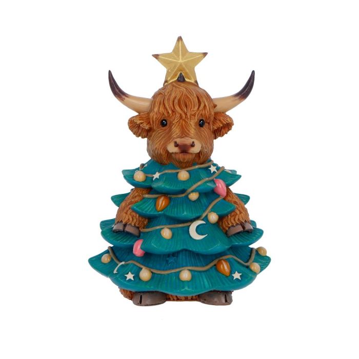 Winter Highland Cow Tree main product photo