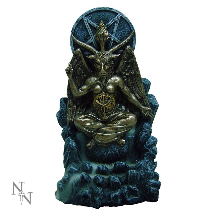 Baphomet Backflow Incense Burner 18cm main product photo