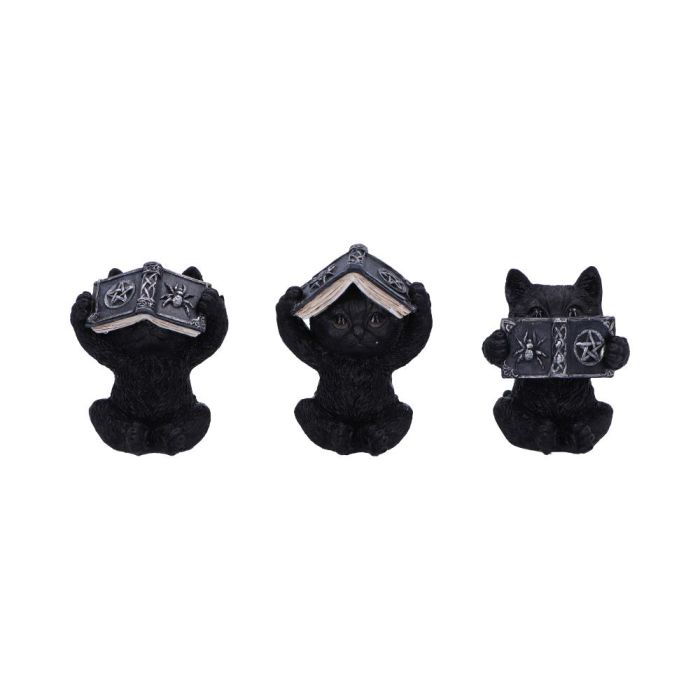 Three Wise Spell Cats 8.5cm main product photo