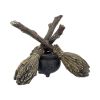 Broomstick Crystal Ball Holder 17cm Witchcraft & Wiccan Every Day Is Halloween