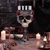 Gothic Roses Goblet 18cm Skulls Halloween Highlights
