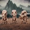 Three Wise Tyrannosaurus Rex Skeletons 9.3cm Dinosaurs Top 200 None Licensed