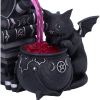 Cult Cuties Curious Cauldron 18.5cm Cats Top 200 None Licensed