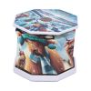 Winter Highland Cows Foldable Lamp 21cm Animals Last Chance to Buy