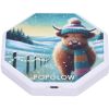 Winter Highland Cows Foldable Lamp 21cm Animals Last Chance to Buy