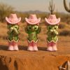Three Wise Cacti 9.5cm Unspecified Gift Shop Essentials Pocket Money