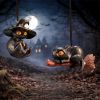 Curse and Claw Hanging Ornaments (Set of 2) Cats Spooky Season