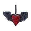 Black Winged Heart Hanging Ornament Gothic New Arrivals