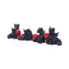 Midnight Treasures (Set of 4) 5.5cm Dragons Dragon Figurines