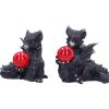 Midnight Treasures (Set of 4) 5.5cm Dragons Dragon Figurines