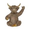 Gold Highland Cow Wine Bottle Holder Unspecified Father's Day