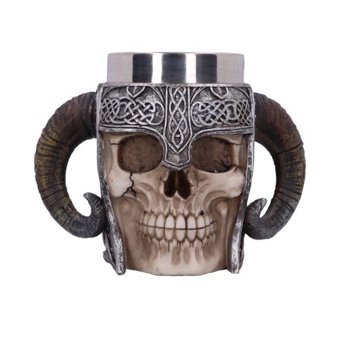 Viking Skull Tankard 19cm Skulls Father's Day