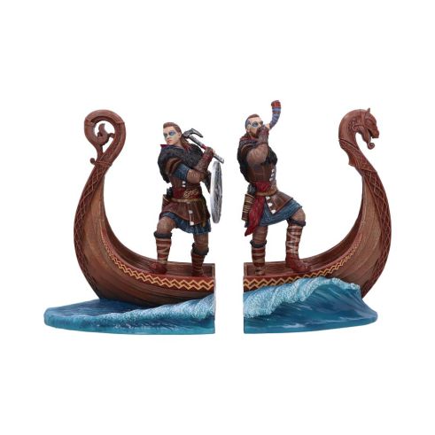 Assassin's Creed® Valhalla Bookends 31cm Gaming NEMESIS NOW | EASTER SALE