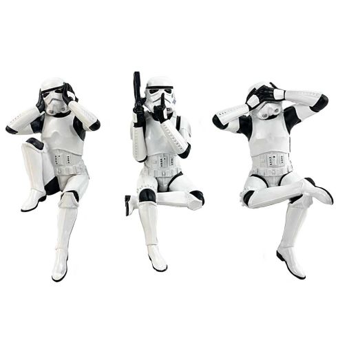 Three Wise Sitting Stormtroopers 11cm Sci-Fi Best Sellers
