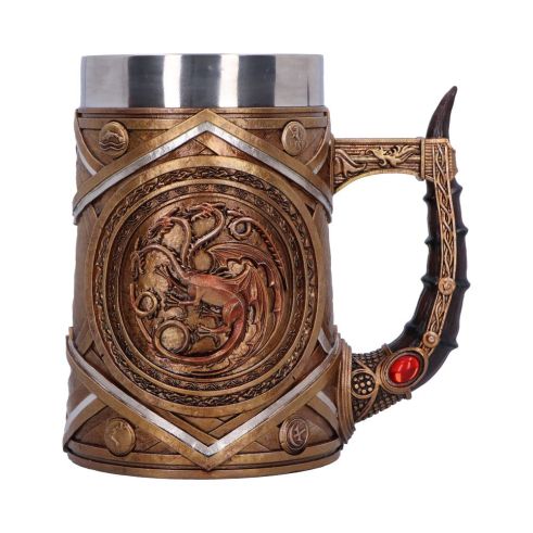 House of the Dragon Targaryen Crown and Dagger Tankard 16cm Fantasy Gifts Under £100