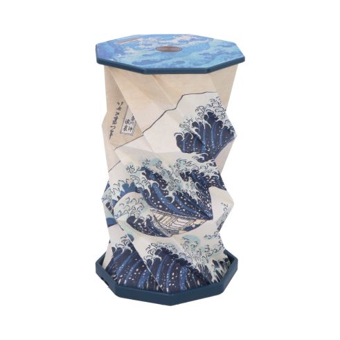 The Great Wave Off Kanagawa Foldable Lamp 21cm Unspecified Last Chance to Buy