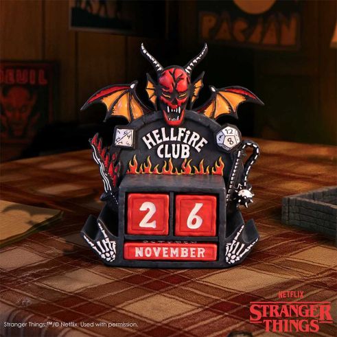 Stranger Things Hellfire Club Perpetual Calendar Fantasy Calendars