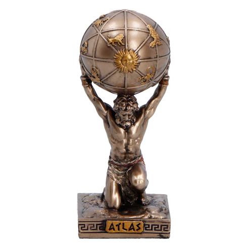 Atlas Titan Bearer of the Sky (Mini) 9.1cm History and Mythology Gifts Under £100