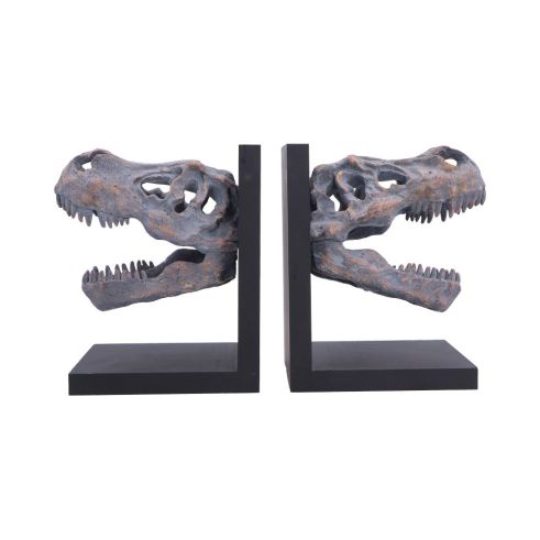 Tyrannosaurus Rex Skull Bookends Dinosaurs Father's Day