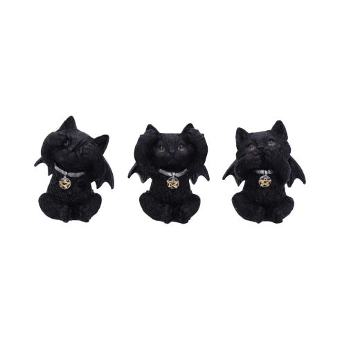 Three Wise Vampuss 9cm Cats Last Chance to Buy
